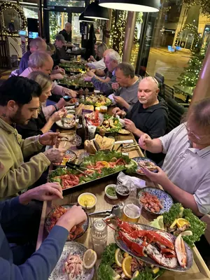 Sjømatfest med delikatesser