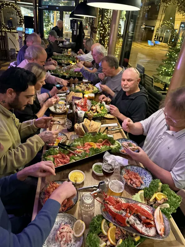 Sjømatfest med delikatesser